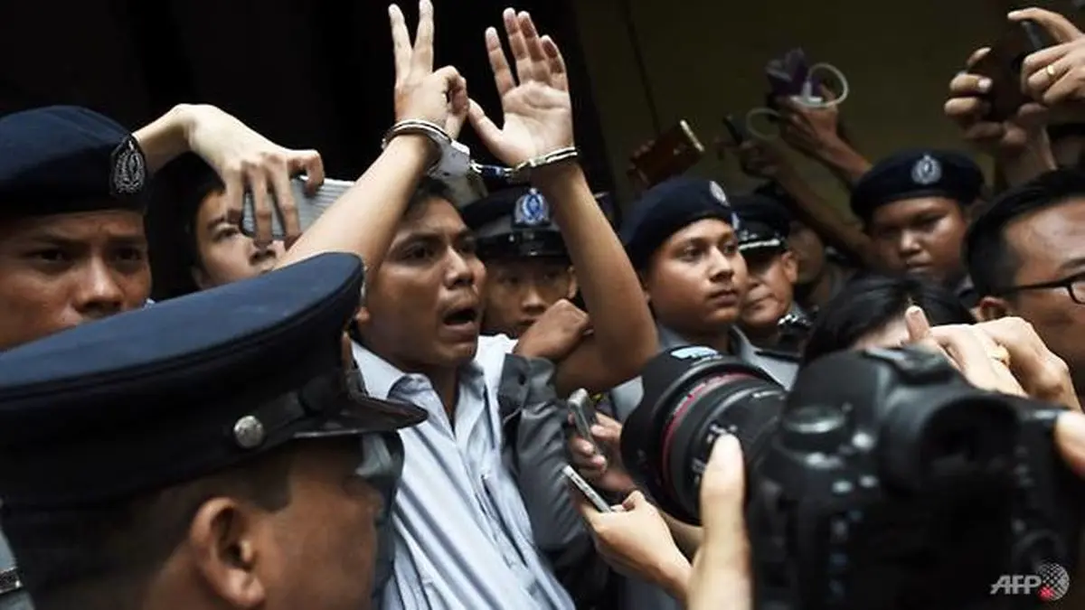 Myanmar court sentences Reuters reporters to seven years in jail