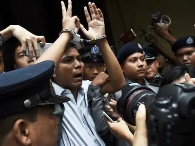 Myanmar court sentences Reuters reporters to seven years in jail