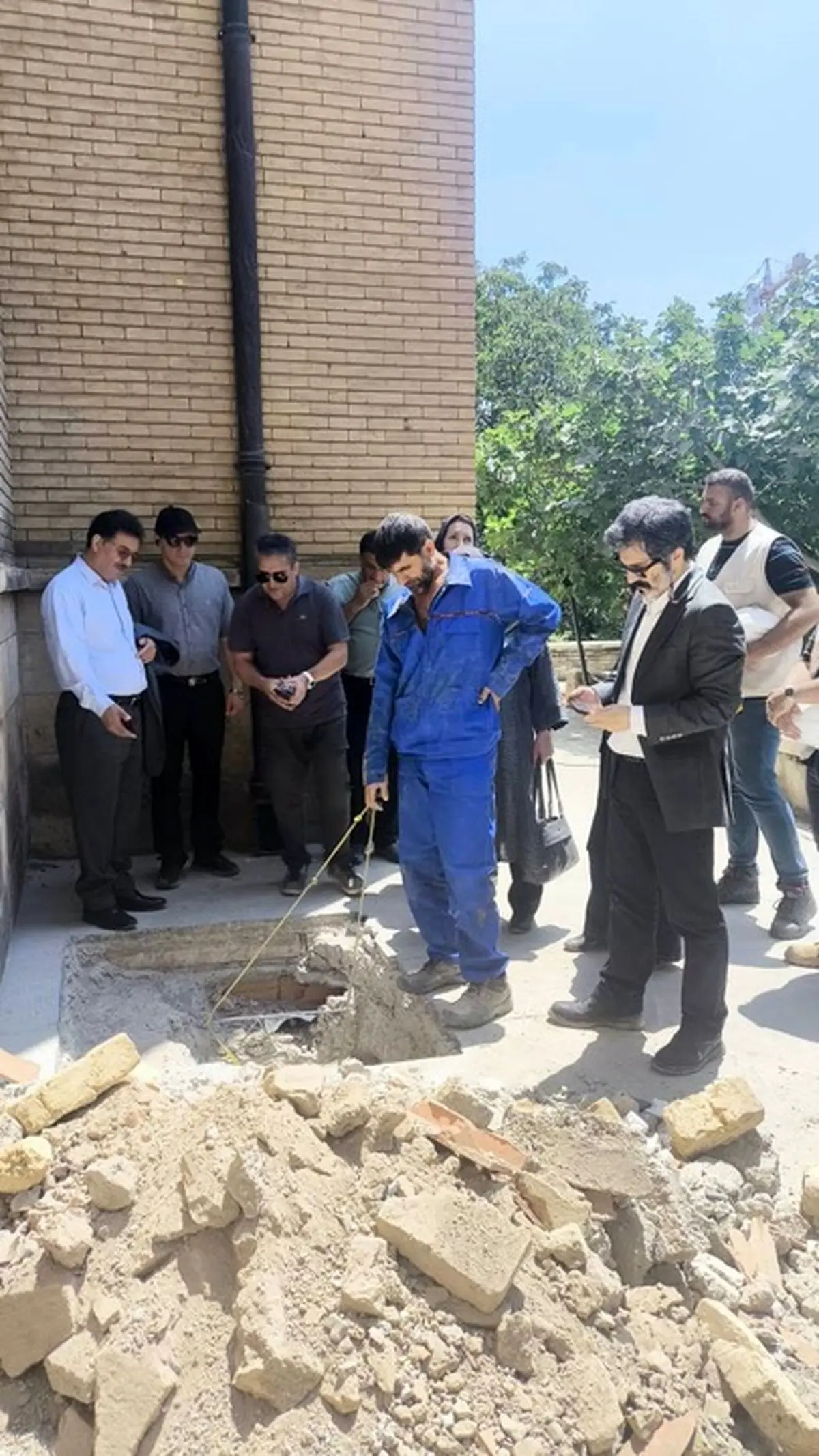 کشف بقایای معماری کاخ گمشده «جهان‌نما»