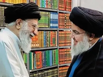 السید نصر الله یعرب عن شکره للإمام الخامنئی