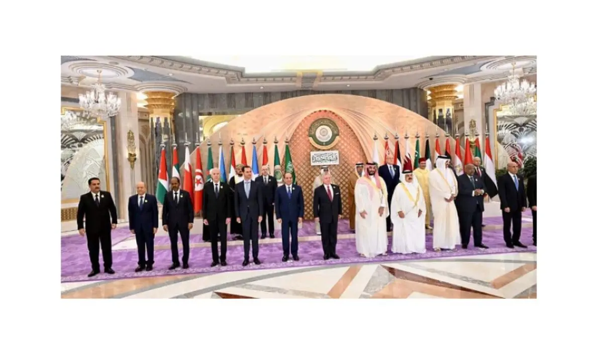 البیان الختامي للقمة العربیة الـ 32 في مدینة جدة.. ترحیب بعودة سوریة الى الجامعة العربیة وتکثیف الجهود للتوصل إلى تسویة شاملة وعادلة للقضیة الفلسطینیة 