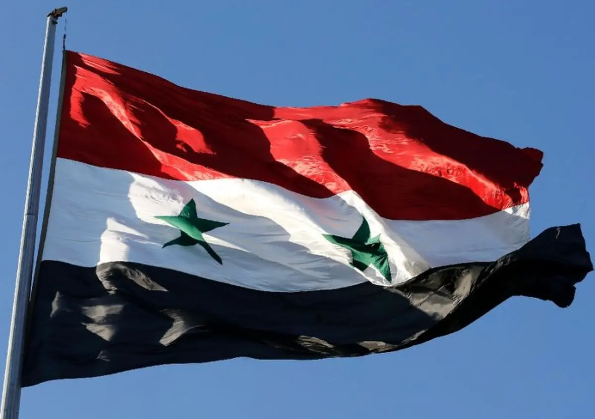 برافراشته شدن پرچم سوریه در مرز جولان اشغالی