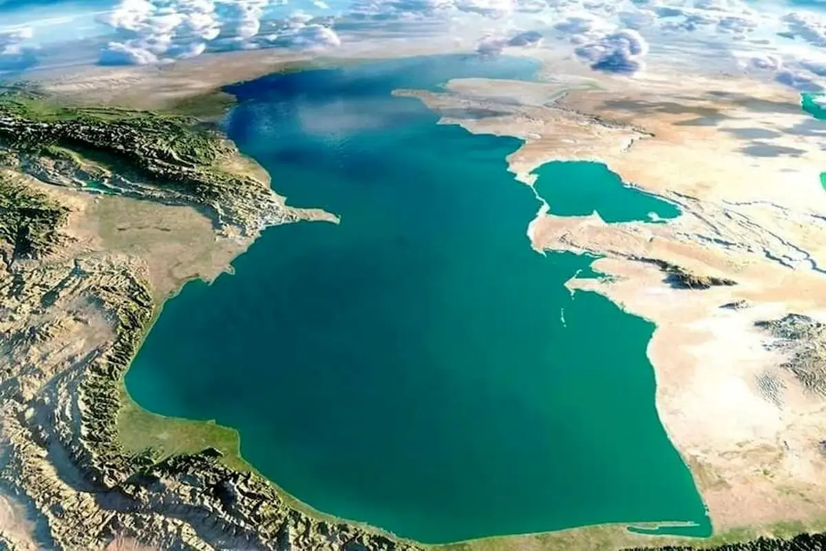 آب خزر به اندازه ۲۵ سال پس رفت 