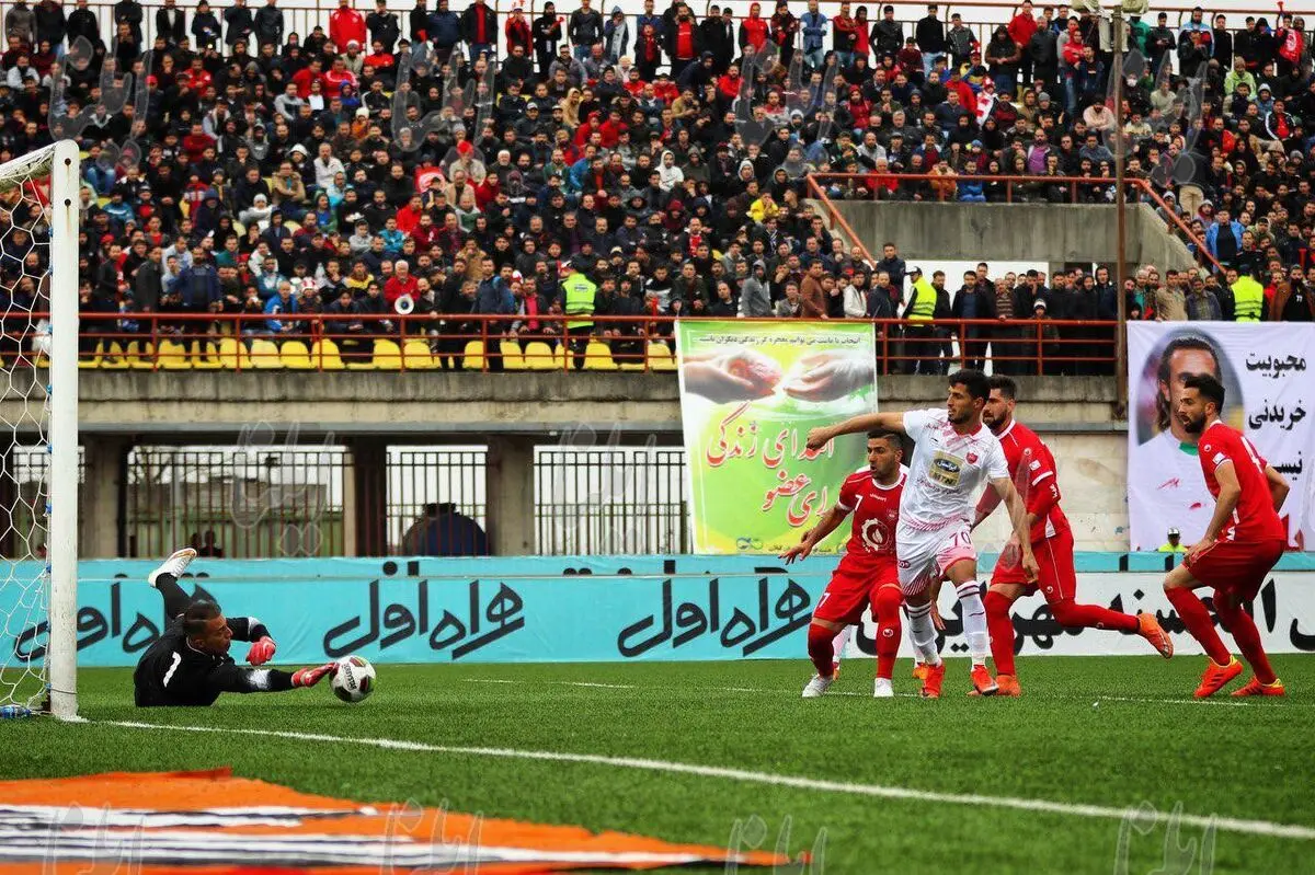 خلاصه بازی سپیدرود صفر - پرسپولیس یک