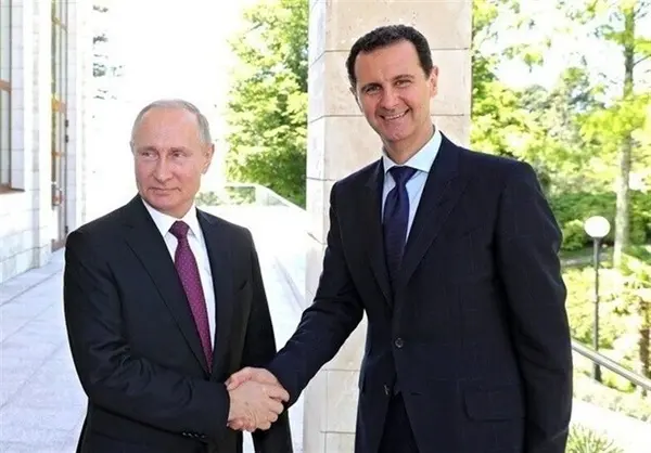 دیدار بشار اسد با ولادیمیر پوتین