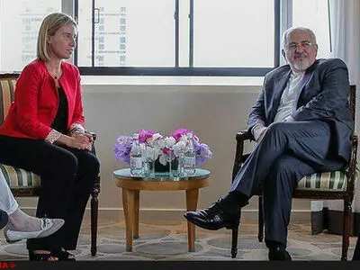 EU foreign policy chief, Iran FM meet in New York