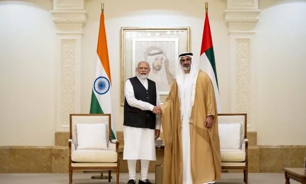 نخست‌وزیر هند وارد امارات شد