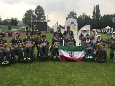 تیم ایران در کمان در جایگاه اول مسابقات قرار گرفت
