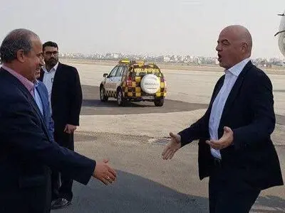 اینفانتینو به تهران سفر می‌کند