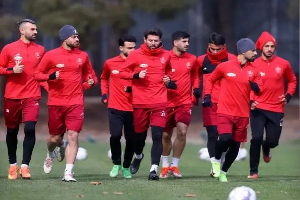 برگزاری تمرین پرسپولیس با مصدومان قبلی