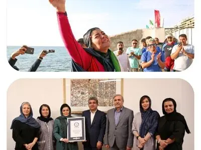 ثبت رکورد گینس برای قهرمان شنای زنان در جریان ساخت مستند «شناگر»