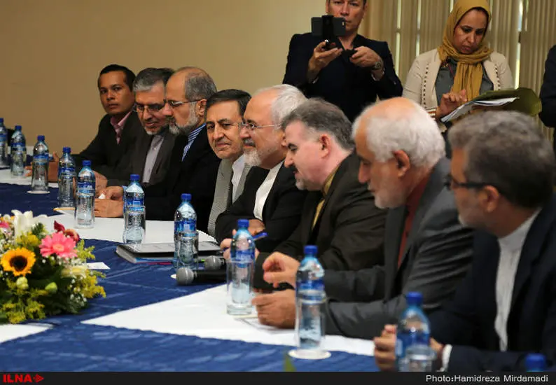 حضور محمدجواد ظریف وزیر امورخارجه کشورمان در مجلس ملی نیکاراگوئه