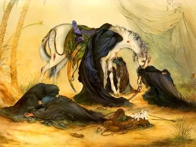 نقاشی عصر عاشورا اثر استاد محمود فرشچیان در فهرست میراث‌فرهنگی منقول ثبت ملی شد