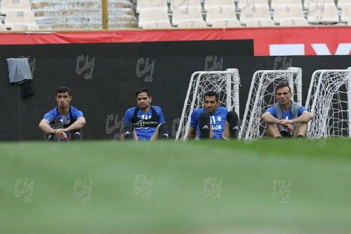 حال و روز پرسپولیسی های آبی پوش زیر نظر کی روش(عکس)