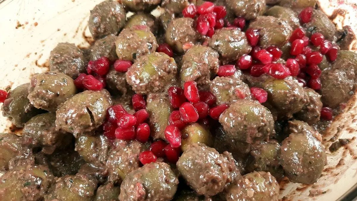 طرز تهیه زیتون پرورده