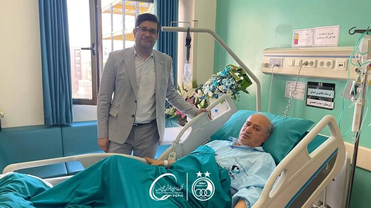 عیادت مدیرعامل استقلال از مهدی تاج