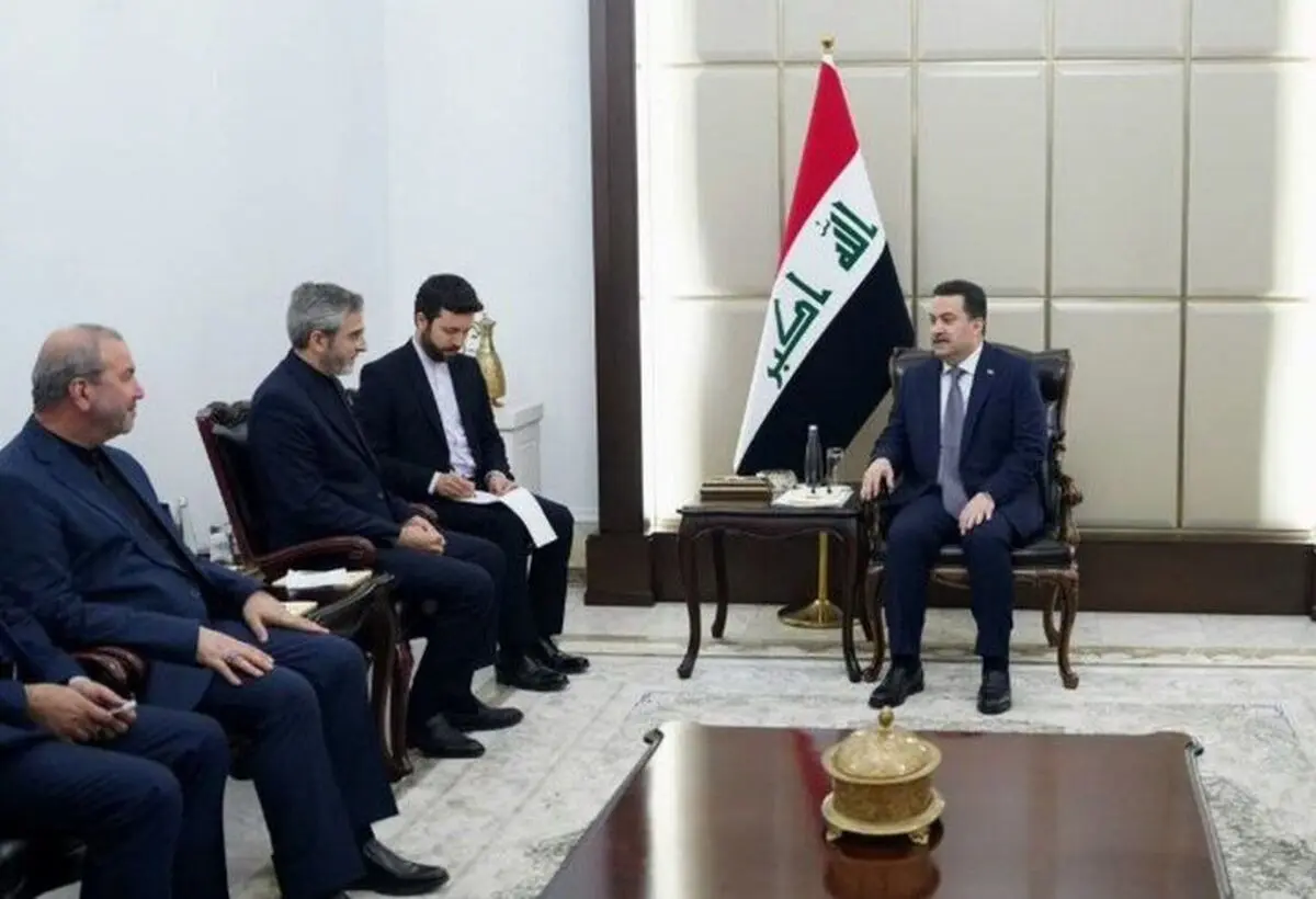 باقري یلتقي رئیس الوزراء العراقي