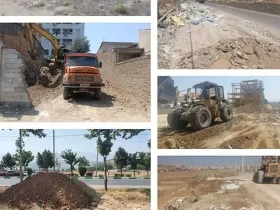 انتقال ۲۰ هزار کامیون خاک و نخاله در ۱۱ ماهه سالجاری