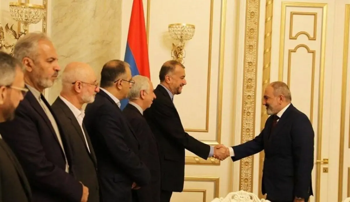 أمیر عبداللهیان یلتقی رئیس وزراء أرمینیا