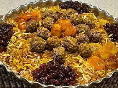 رشته پلو با قیسی خوشمزه ترین غذای سنتی