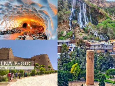 از آبشارهای زیبا تا تونل برفی با دمای زیر صفر درجه/ پرونده ثبت جهانی منظر فرهنگی دره خرم‌آباد و قلعه فلک‌الافلاک در دست بررسی است