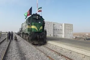 جابجایی ۴۳۸ هزار تُن کالا از خط‌آهن خواف-هرات در ۴ ماه