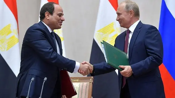 گفت‌وگوی رؤسای جمهور روسیه و مصر 