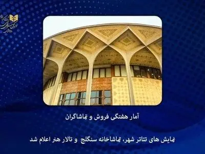 فورش هفتگی نمایش‌های تئاتر شهر و تالار هنر