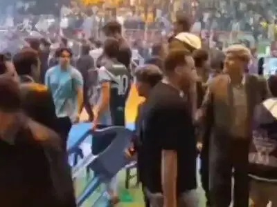 درگیری هواداران، جام رمضان گناباد را تعطیل کرد + فیلم