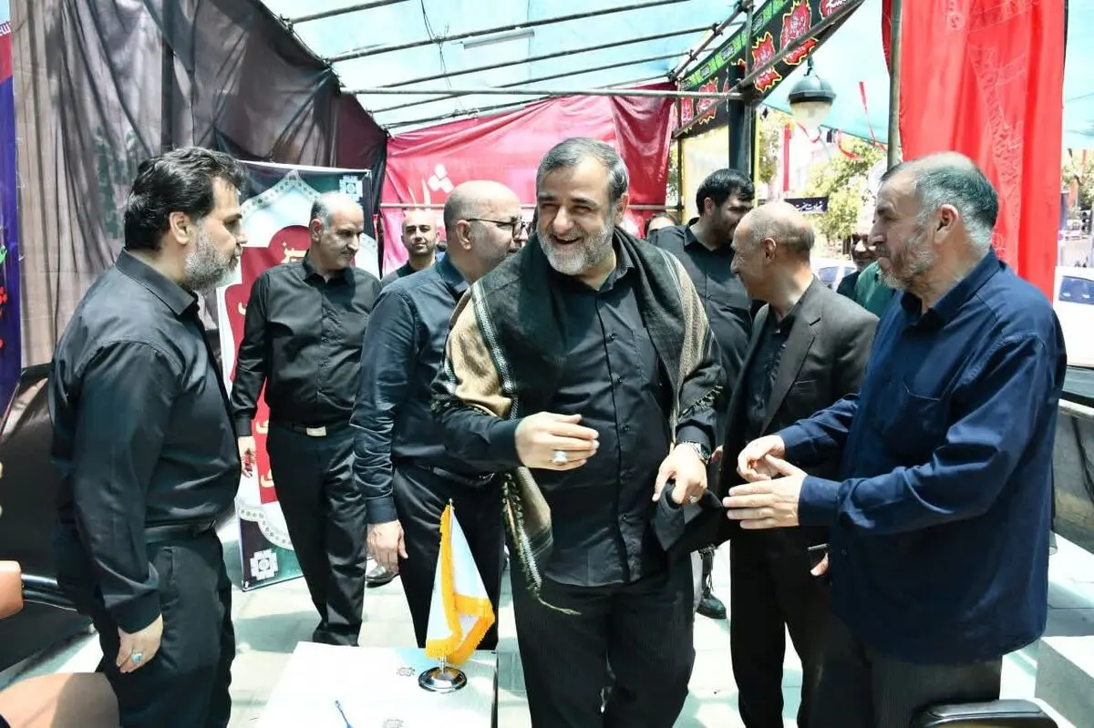 بازدید معاون بانک و بیمه وزارت اقتصاد از موکب بیمه ایران در مشهد


