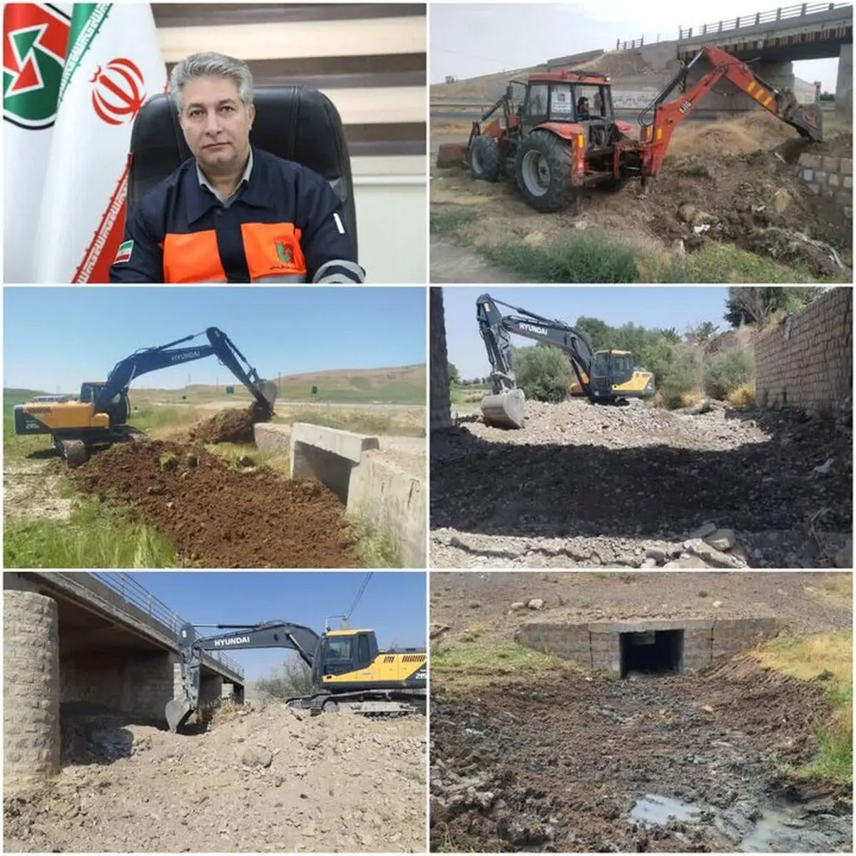  پاکسازی و لایروبی ۳۰۰۰ دستگاه پل در محورهای لرستان 