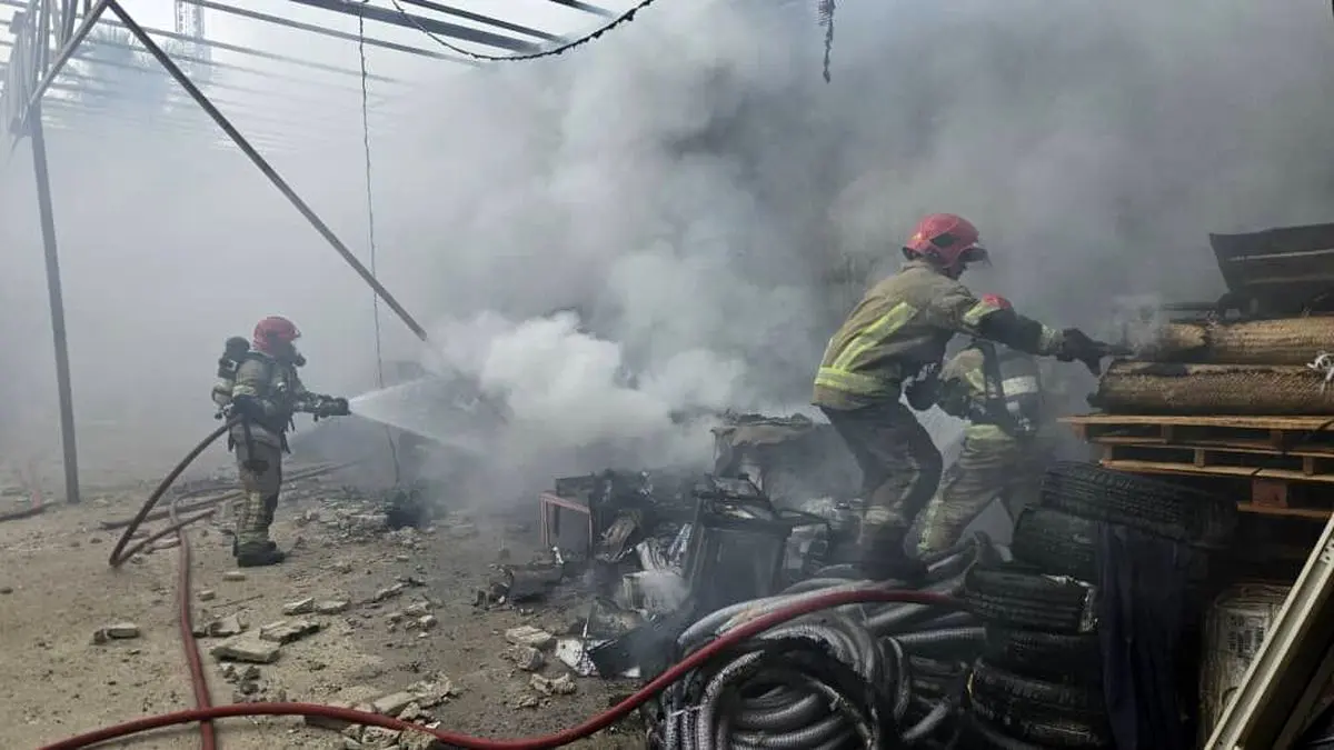 جزئیات مصدومیت ۲ کارگر پیمانکاری در آتش‌سوزی پتروشیمی بوشهر