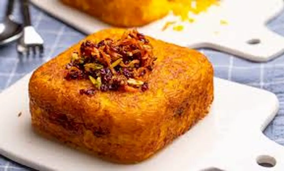 ته‌چین بدون تخم‌مرغ؛ خوشمزه تر و تردتر +فیلم