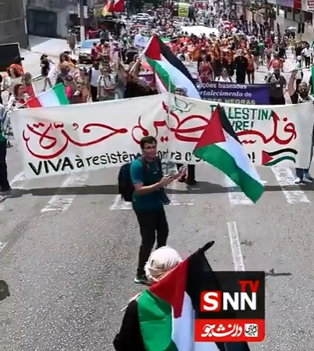 حضور فعالان ایرانی در بزرگ‌ترین راهپیمایی محیط‌زیستی جهان در برزیل + فیلم