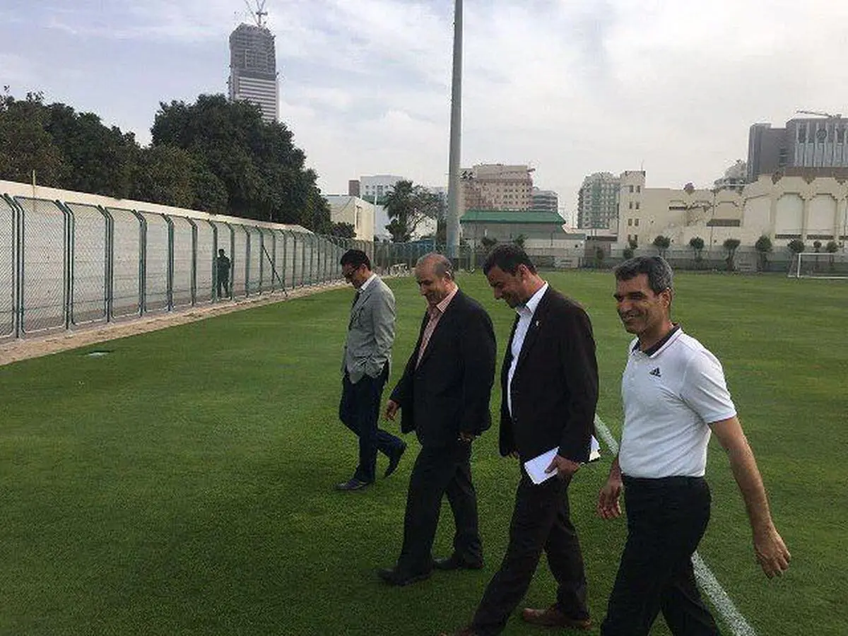 بازدید تاج از امکانات باشگاه ایرانیان