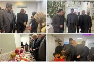 بازدید وزیر کار از یک مرکز نگهداری از فرزندان داری معلولیت در یزد