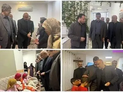  بازدید وزیر کار از یک مرکز نگهداری از فرزندان داری معلولیت در یزد
