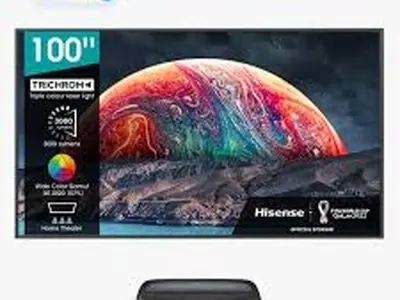 تلویزیون لیزری جدید "هایسنس" رونمایی شد؛ نمایش تصویر تا 150 اینچ با وضوح 4K