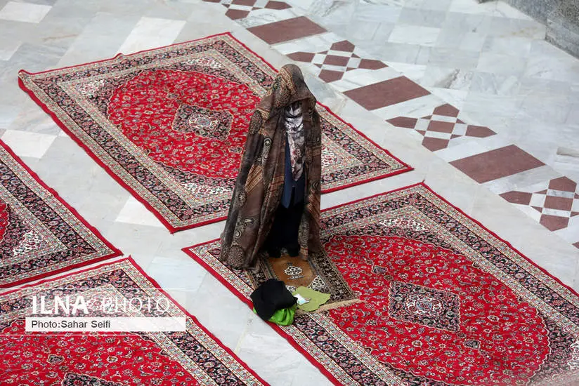  اقامه نماز عید فطر در امام زاده صالح