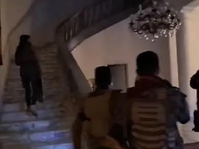 کاخ اسد در حلب در تصرف تحریر الشام + فیلم