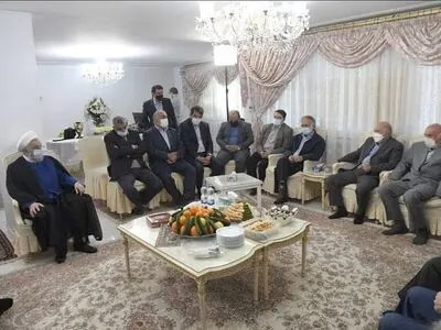 دیدار نوروزی حسن روحانی با برخی وزیران سابق و فعالان رسانه