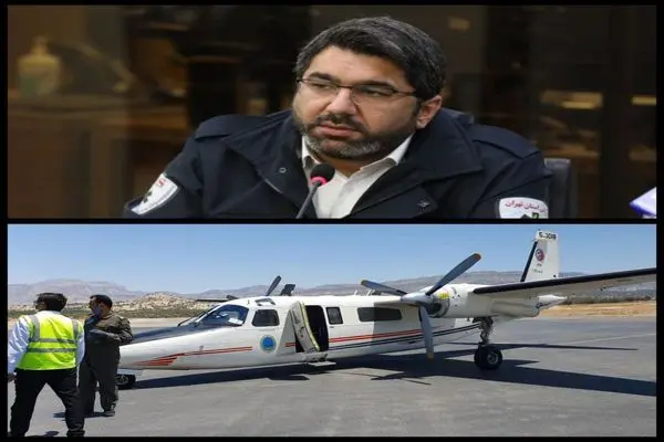 ‍ انتقال هوایی ۴متخصص به ایرانشهر توسط اورژانس استان تهران 
