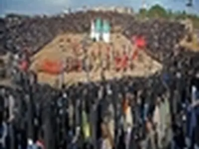 بزرگترین مراسم آیینی محرم در نوش آباد برگزار می‌شود