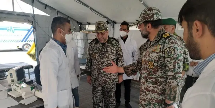 ارتش با آمادگی کامل در حال خدمت‌رسانی به زائران اربعین حسینی است