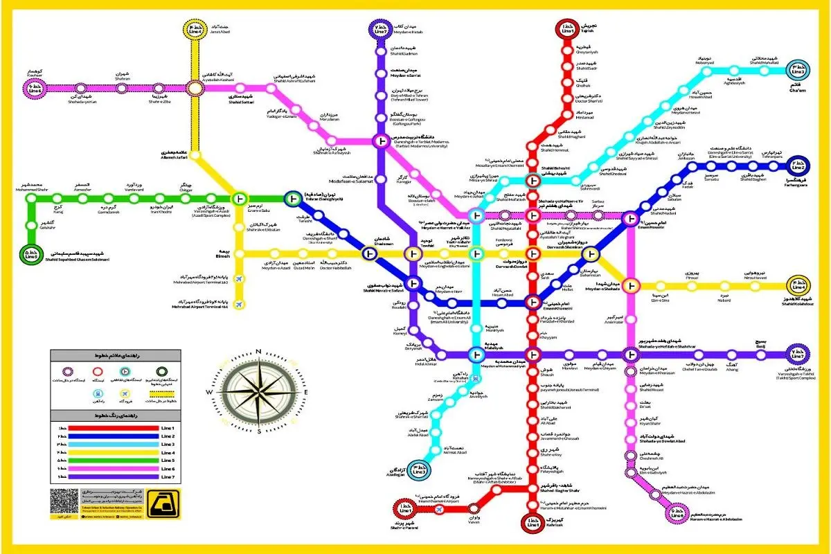 تشریح آخرین وضعیت بهره‌برداری از ایستگاه‌های متروی تهران 