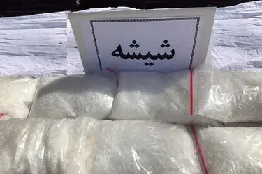 توقیف تریلی حامل 600 کیلو شیشه توسط پلیس کرمان