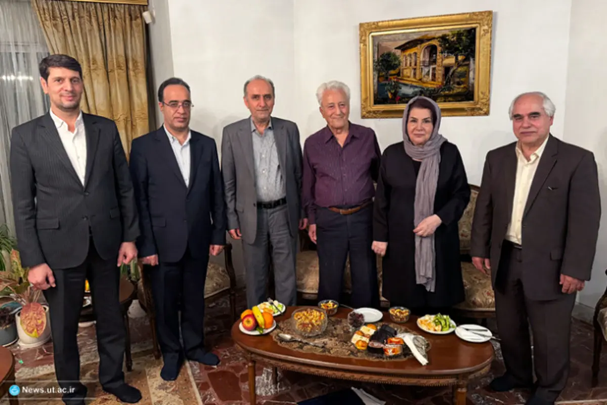 سرپرست دانشگاه تهران به دیدار دکتر علی اسلامی رفت