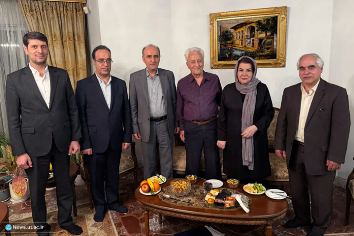 سرپرست دانشگاه تهران به دیدار دکتر علی اسلامی رفت