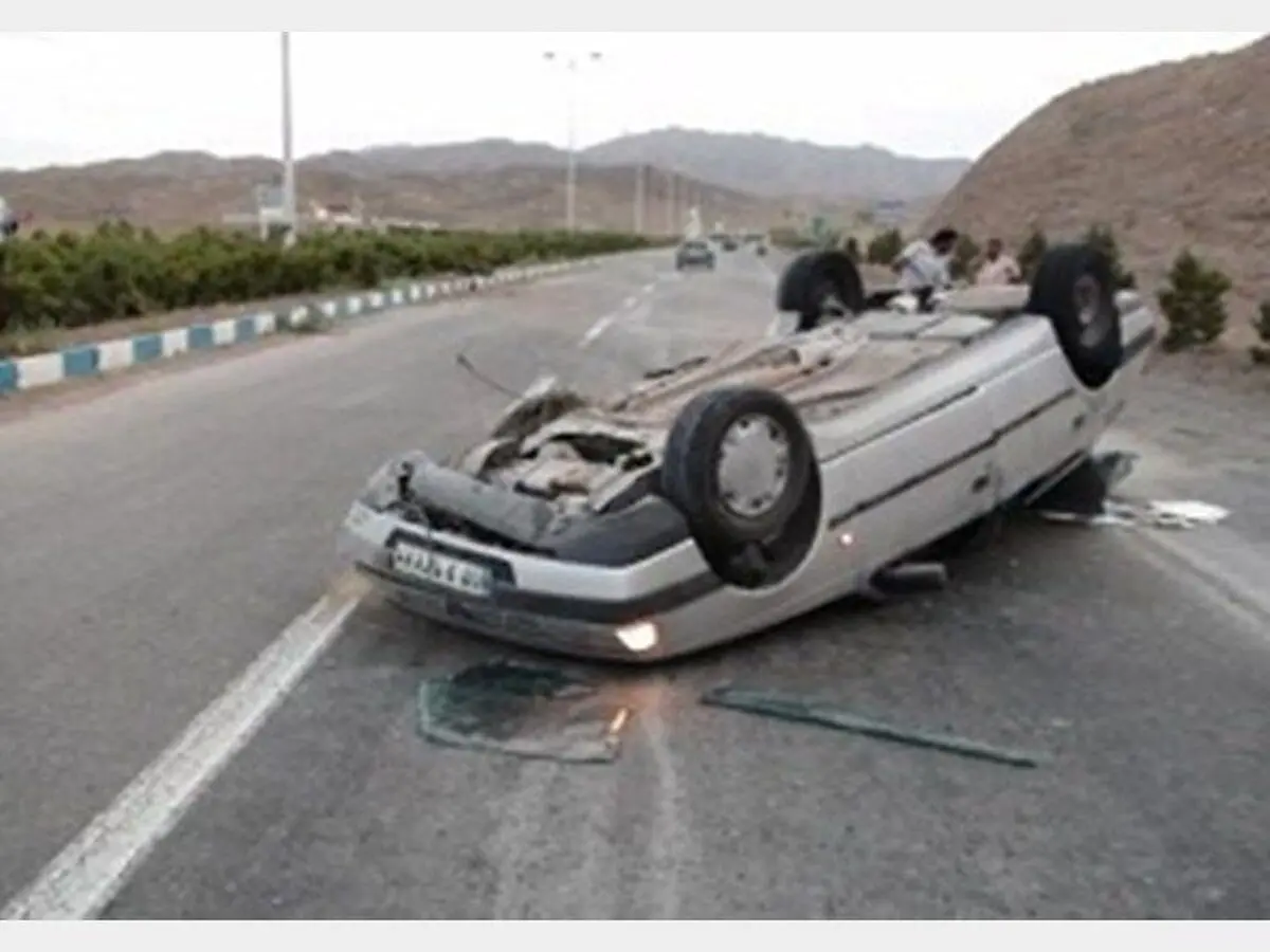 متوسط واژگونی خودرو در جاده‌های استان دو برابر آمار کشوری است