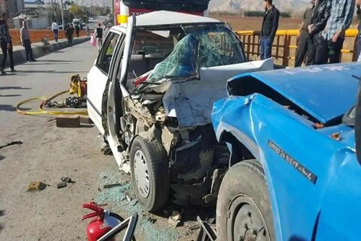 2 کشته و 3 مصدوم حاصل حادثه رانندگی آزادراه زنجان - تبریز